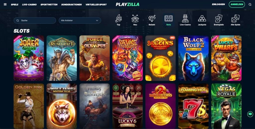 Playzilla Casino Slots